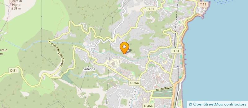 localisation de l'entreprise MONSIEUR PIERRE-MICHEL LUCCHINI  BASTIA