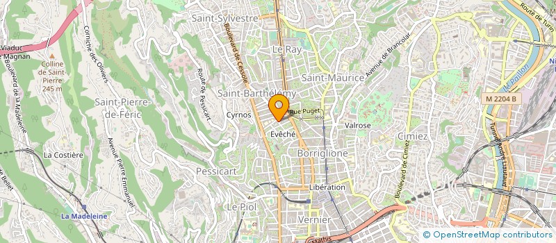 localisation de l'entreprise MONSIEUR PIERRE MICHEL ROBERT CONSUL à NICE