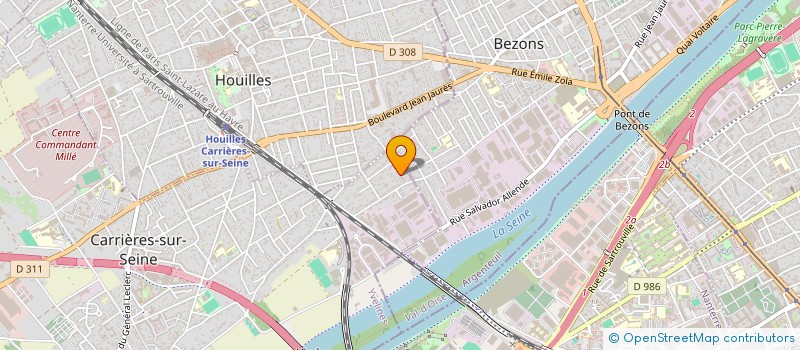 localisation de l'entreprise MONSIEUR PIERRE MICHELET à CARRIERES SUR SEINE