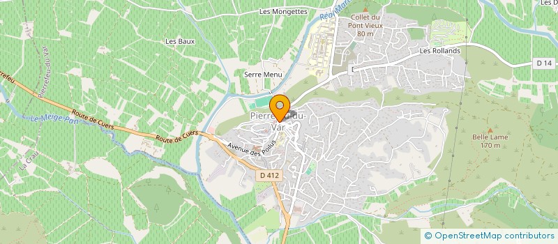 localisation de l'entreprise MONSIEUR PIERRE MICKAEL HUGUES à PIERREFEU-DU-VAR