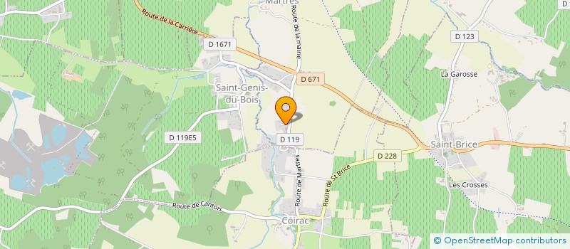 localisation de l'entreprise MONSIEUR PIERRE MICOINE  MARTRES