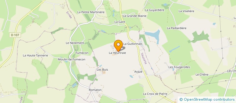 localisation de l'entreprise MONSIEUR PIERRE MIEUZET à SAINT-PIERRE-DES-LANDES
