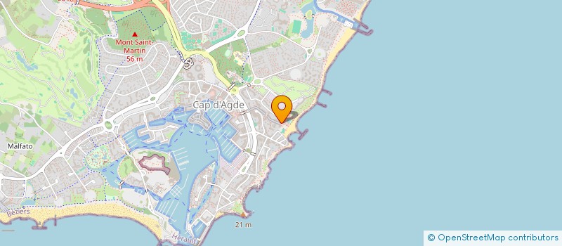 localisation de l'entreprise MONSIEUR PIERRE MIGEOT  AGDE