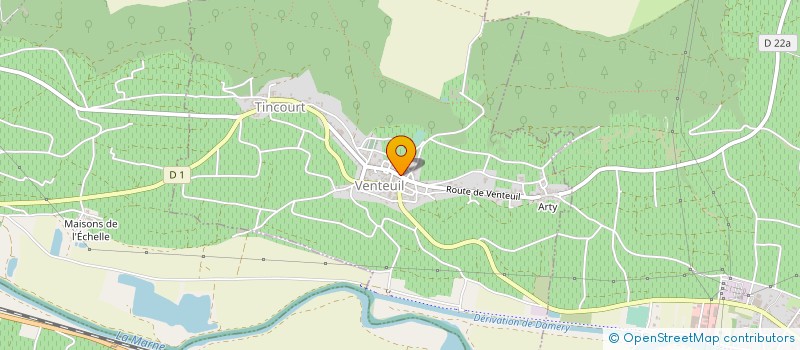 localisation de l'entreprise MONSIEUR PIERRE MIGNON  VENTEUIL