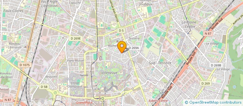 localisation de l'entreprise MONSIEUR PIERRE MIGUET  GRENOBLE