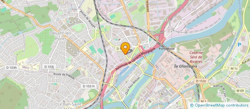 localisation de l'entreprise MONSIEUR PIERRE MILAIRE  METZ