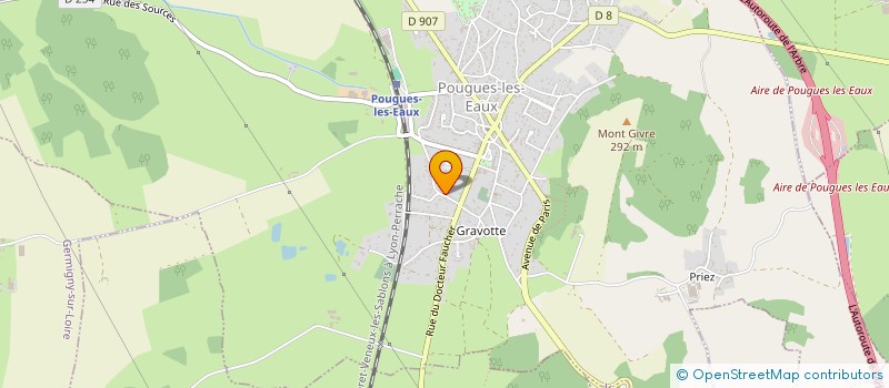 localisation de l'entreprise MONSIEUR PIERRE MILLERET  POUGUES-LES-EAUX