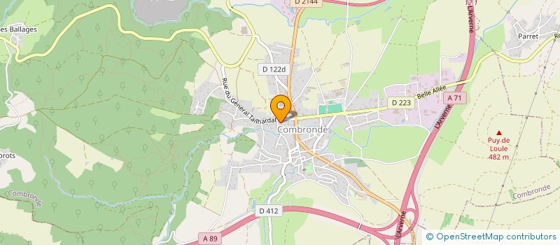 localisation de l'entreprise MONSIEUR PIERRE MILNEROWICZ  COMBRONDE