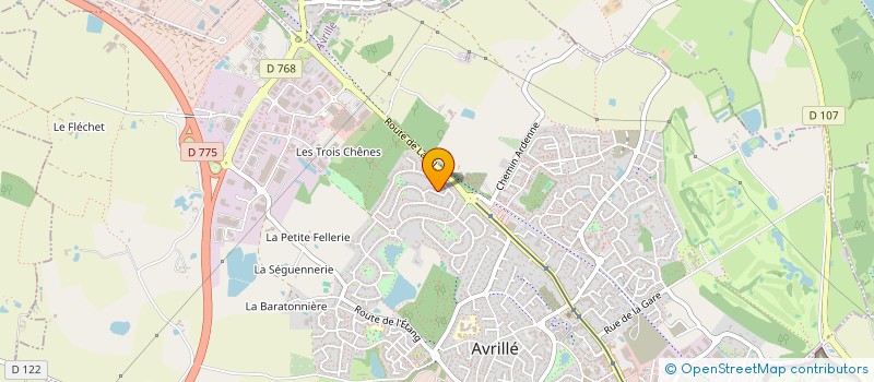 localisation de l'entreprise MONSIEUR PIERRE MINCHE à AVRILLE