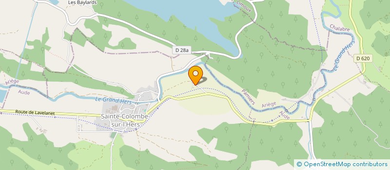 localisation de l'entreprise MONSIEUR PIERRE MINELLA  SAINTE-COLOMBE-SUR-L'HERS