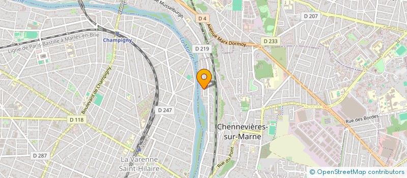 localisation de l'entreprise MONSIEUR PIERRE MINGUET à CHENNEVIERES-SUR-MARNE