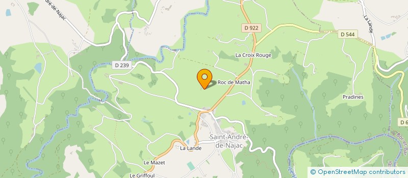 localisation de l'entreprise MONSIEUR PIERRE MIRABEL  LUNAC