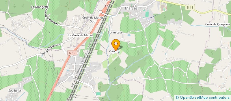 localisation de l'entreprise MONSIEUR PIERRE MIRAC  MARSAS