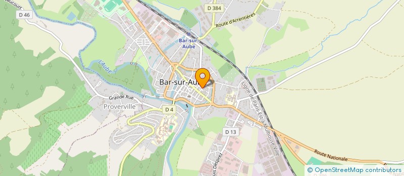 localisation de l'entreprise MONSIEUR PIERRE MIRBEL à BAR-SUR-AUBE