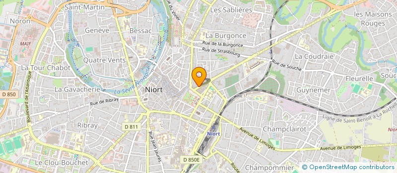localisation de l'entreprise MONSIEUR PIERRE MIRONNEAU à NIORT