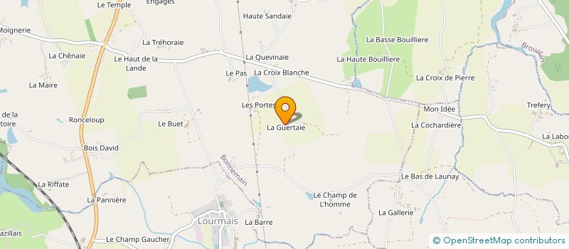 localisation de l'entreprise MONSIEUR PIERRE MOBUCHON  BONNEMAIN