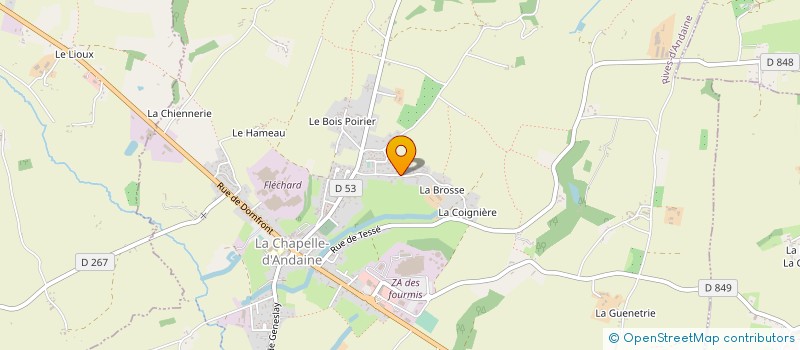 localisation de l'entreprise MONSIEUR PIERRE MOCHE à RIVES D'ANDAINE