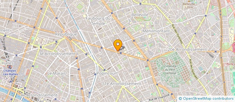 localisation de l'entreprise MONSIEUR PIERRE MOIGNARD  PARIS