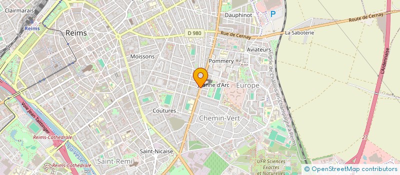 localisation de l'entreprise MONSIEUR PIERRE MOIRE  REIMS