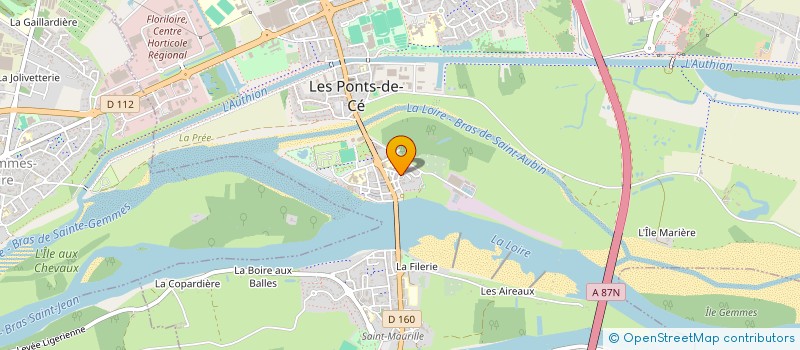 localisation de l'entreprise MONSIEUR PIERRE MOISAN à LES PONTS-DE-CE