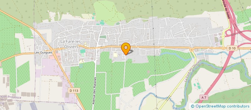 localisation de l'entreprise MONSIEUR PIERRE MOISAND  LA FARE-LES-OLIVIERS