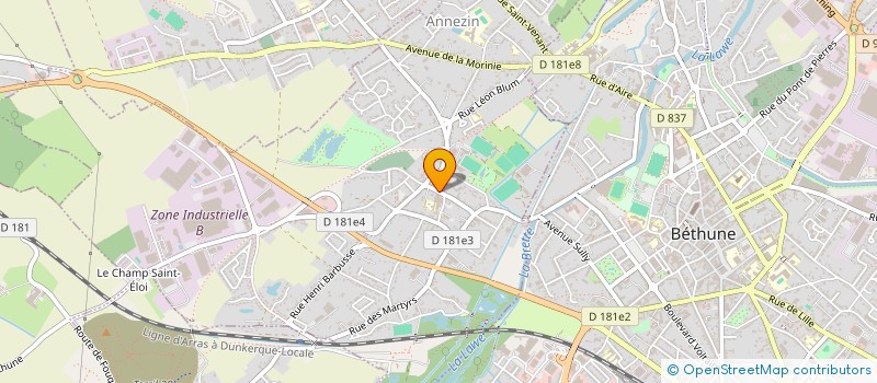 localisation de l'entreprise MONSIEUR PIERRE MOITEL  ANNEZIN