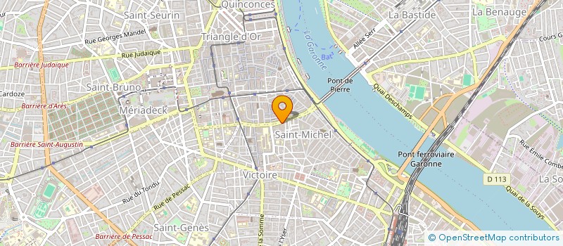 localisation de l'entreprise MONSIEUR PIERRE MOLGAT  BORDEAUX