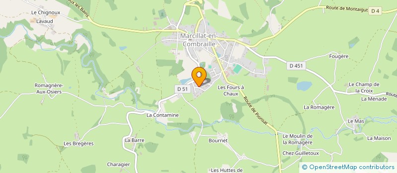 localisation de l'entreprise MONSIEUR PIERRE MOLINA  LA PETITE-MARCHE