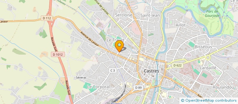 localisation de l'entreprise MONSIEUR PIERRE MOLINIE  CASTRES