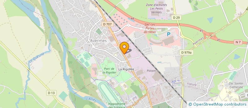 localisation de l'entreprise MONSIEUR PIERRE MOLINIE  AVERMES