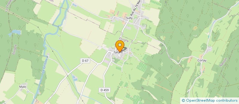 localisation de l'entreprise MONSIEUR PIERRE MONCHANIN  ETRIGNY