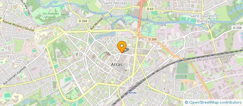 localisation de l'entreprise MONSIEUR PIERRE MONFORT  ARRAS