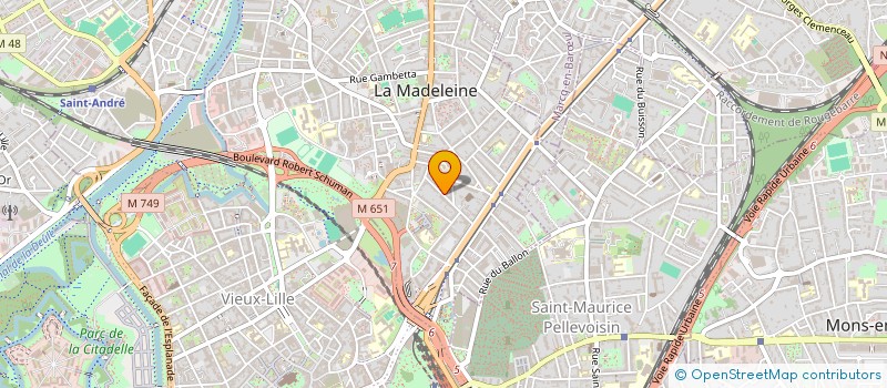 localisation de l'entreprise MONSIEUR PIERRE MONGIN à LA MADELEINE