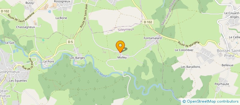 localisation de l'entreprise MONSIEUR PIERRE MONIER  GUMIERES