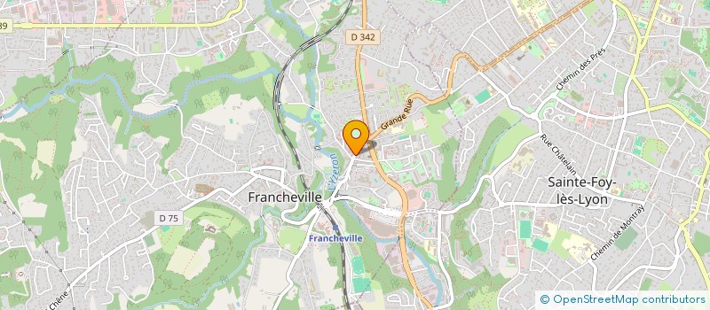 localisation de l'entreprise MONSIEUR PIERRE MONIN  FRANCHEVILLE