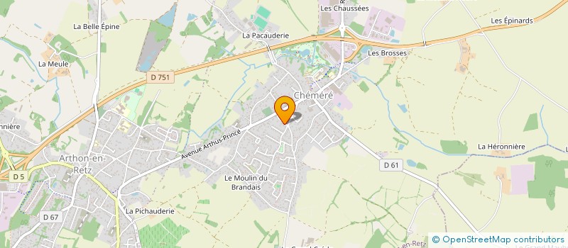 localisation de l'entreprise MONSIEUR PIERRE MONJOIN  CHAUMES-EN-RETZ