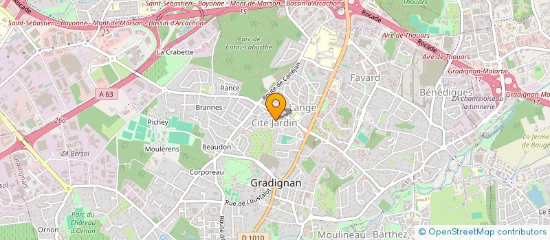 localisation de l'entreprise MONSIEUR PIERRE MONLUN à GRADIGNAN