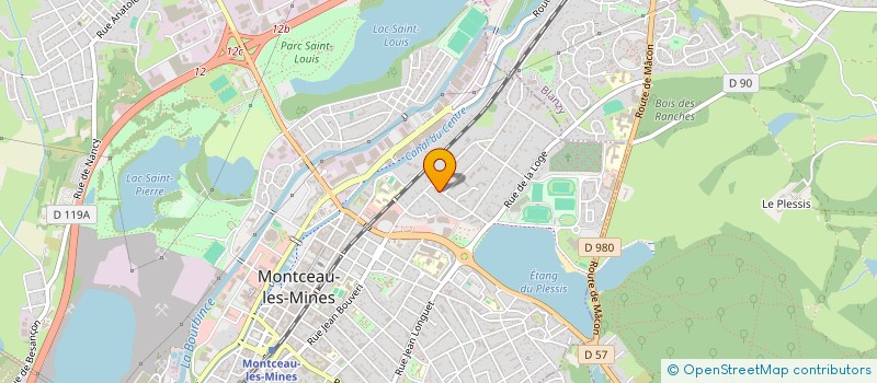 localisation de l'entreprise MONSIEUR PIERRE MONNET  MONTCEAU-LES-MINES