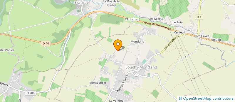 localisation de l'entreprise MONSIEUR PIERRE MONNET à LOUCHY-MONTFAND