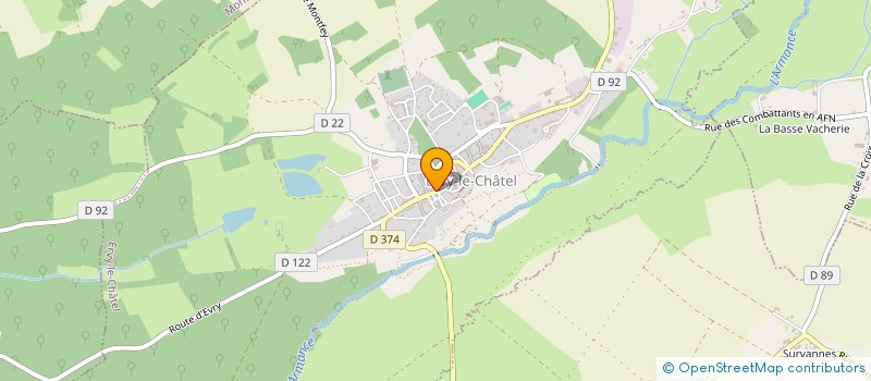 localisation de l'entreprise MONSIEUR PIERRE MONNET à ERVY-LE-CHATEL