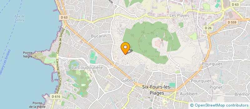 localisation de l'entreprise MONSIEUR PIERRE MONNET à SIX-FOURS-LES-PLAGES
