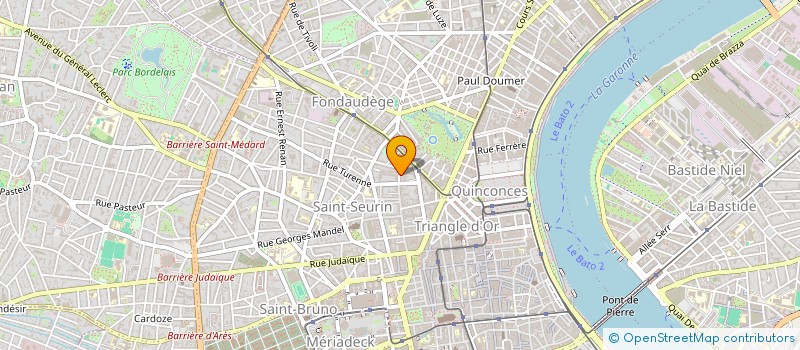 localisation de l'entreprise MONSIEUR PIERRE MONNIER  BORDEAUX