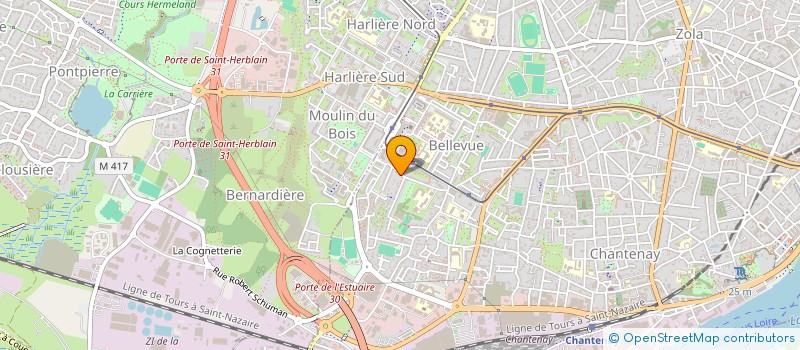 localisation de l'entreprise MONSIEUR PIERRE MONTAGARD  NANTES