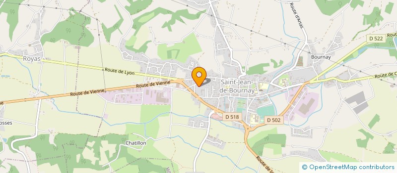 localisation de l'entreprise MONSIEUR PIERRE MONTAGNAT  SAINT-JEAN-DE-BOURNAY