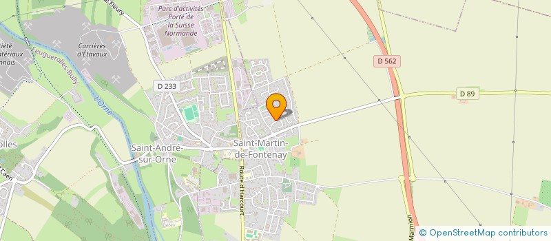 localisation de l'entreprise MONSIEUR PIERRE MONTAGNE  SAINT-MARTIN-DE-FONTENAY