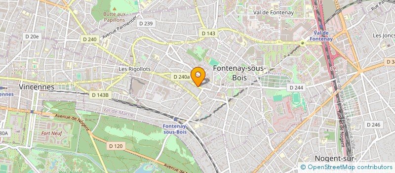 localisation de l'entreprise MONSIEUR PIERRE MONTANI à FONTENAY-SOUS-BOIS