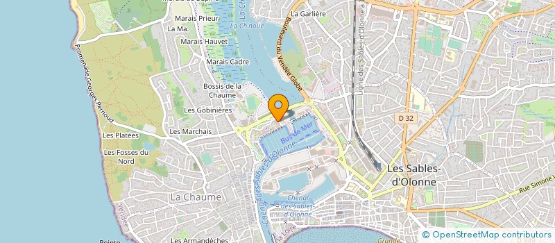 localisation de l'entreprise MONSIEUR PIERRE MONTAS à LES SABLES D'OLONNE