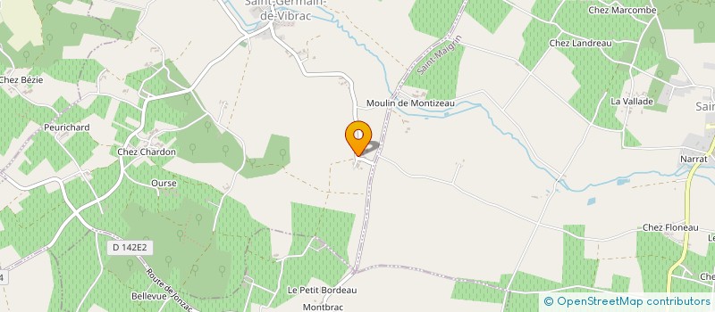localisation de l'entreprise MONSIEUR PIERRE MONTAUZIER  SAINT-GERMAIN-DE-VIBRAC