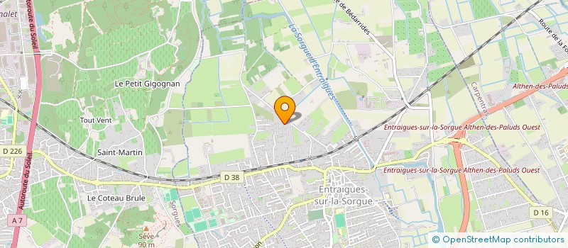 localisation de l'entreprise MONSIEUR PIERRE MONTELEON  ENTRAIGUES-SUR-LA-SORGUE