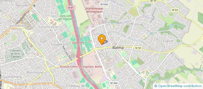 localisation de l'entreprise MONSIEUR PIERRE MONTIBUS  BALMA